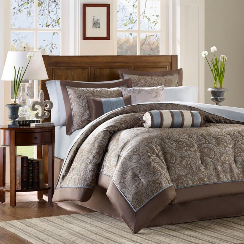 Madison Park Aubrey Comforter Set Queen Blue