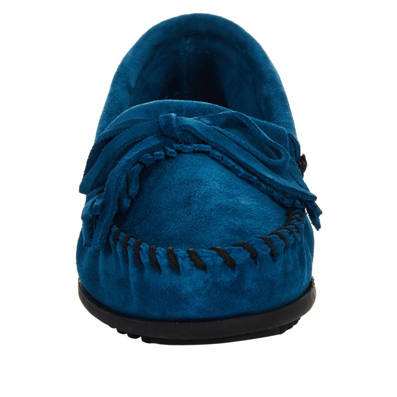 Minnetonka "Kilty" Suede Loafer Moccasin   7837635