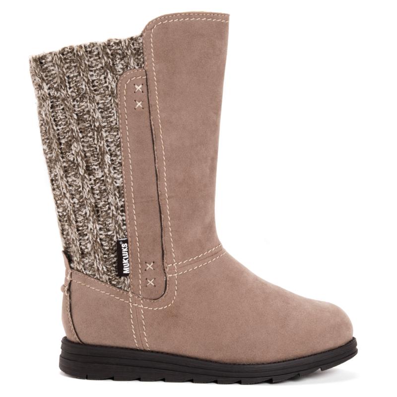 muk luks stacy women's water resistant winter boots