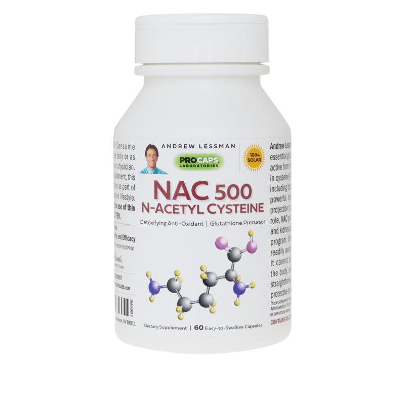 NAC-500 N-Acetyl Cysteine - 60 Capsules