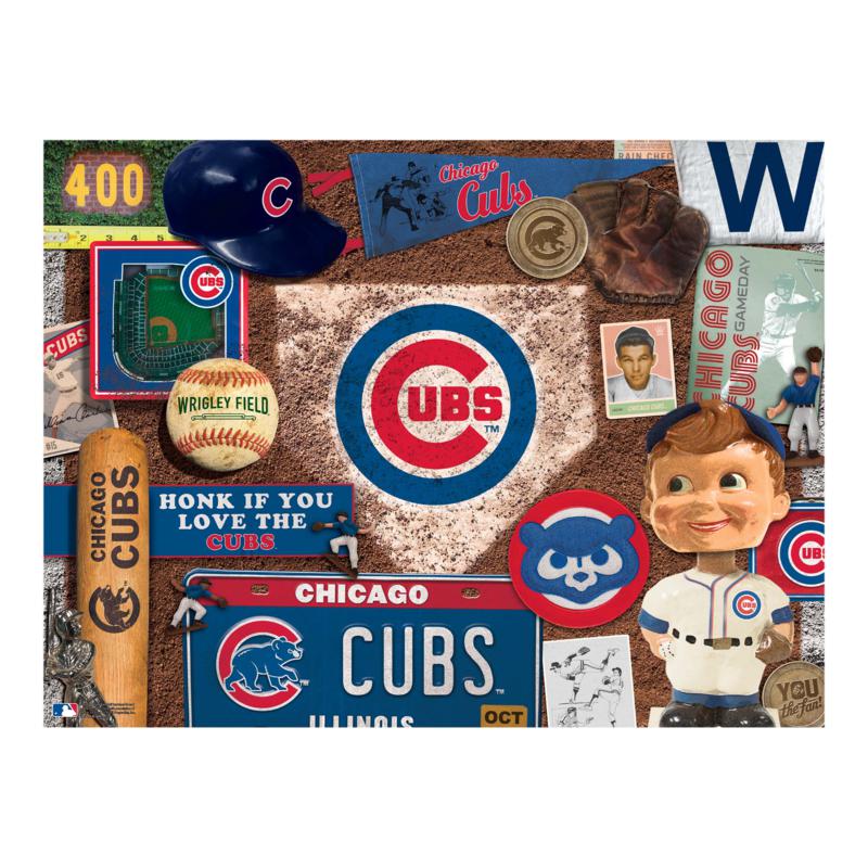 Officially Licensed Mlb Chicago Cubs Retro Series 500 Piece Puzzle 9475034 Hsn