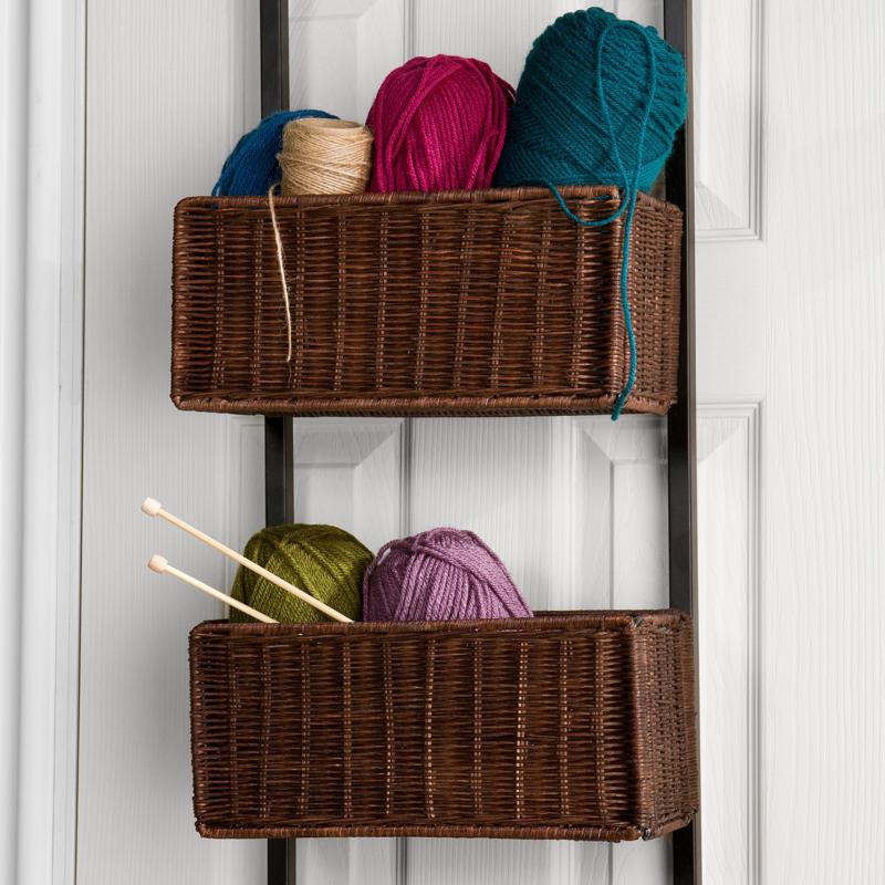 Over The Door 3 Tier Storage Basket