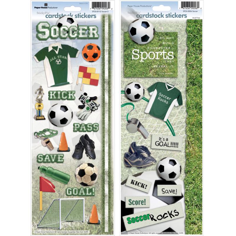 Paper House Soccer Paper Crafting Bundle Hsn