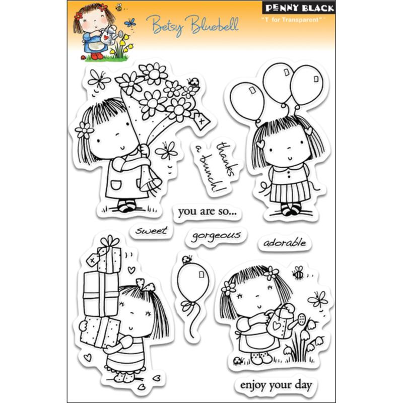 Penny Black Clear Stamps Sheet - Betsy Bluebell