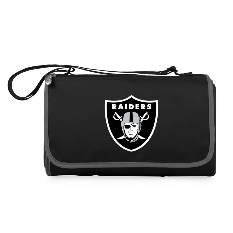Picnic Time Officially Licensed NFL Picnic Blanket - Las Vegas Raiders