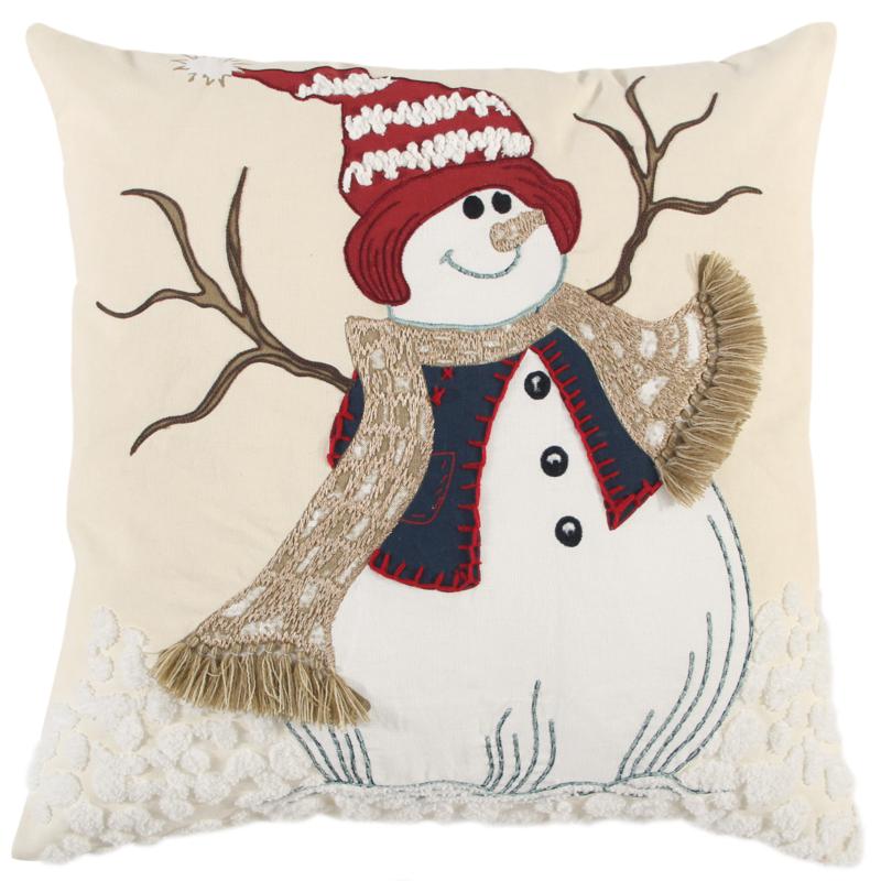 snowman throw pillows