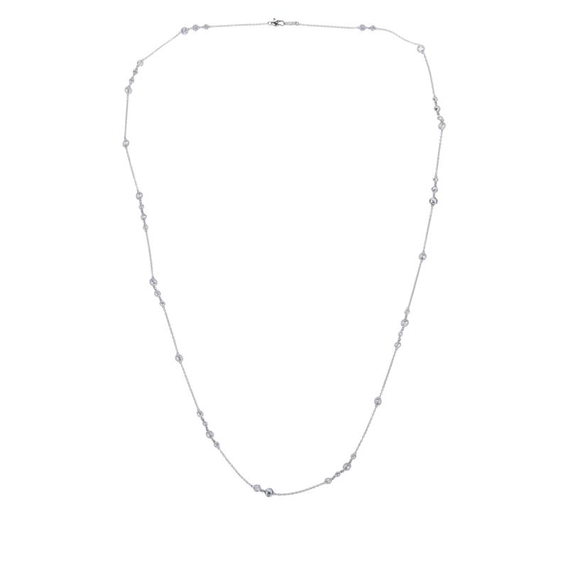 Robert Manse "CZ RoManse" 40" Station Necklace