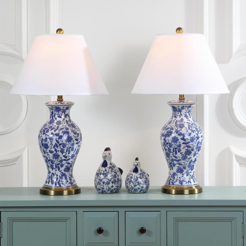 Safavieh Beijing Floral Urn Lamps   8082264