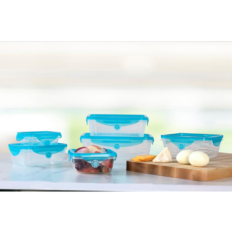 as seen on tv stretch and fresh 12 piece food storage container set