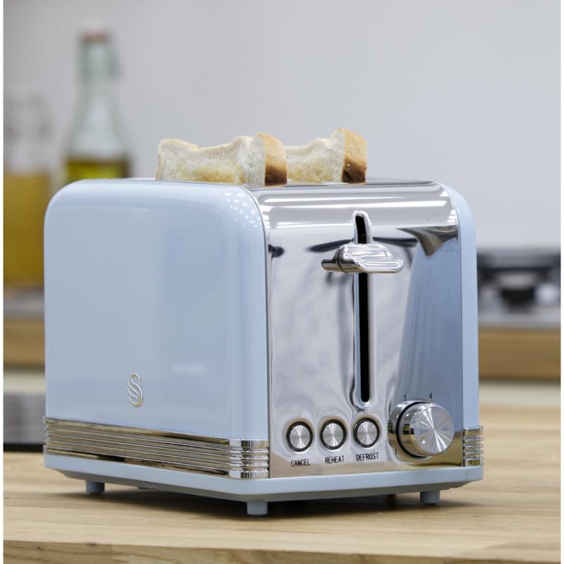 retro toaster blue
