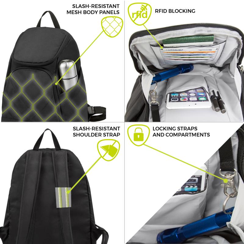 travelon rfid backpack
