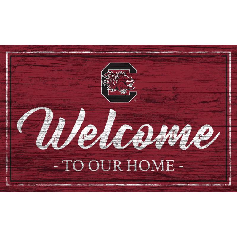 University of South Carolina Team Color Welcome Sign - 11x19" - 9798269