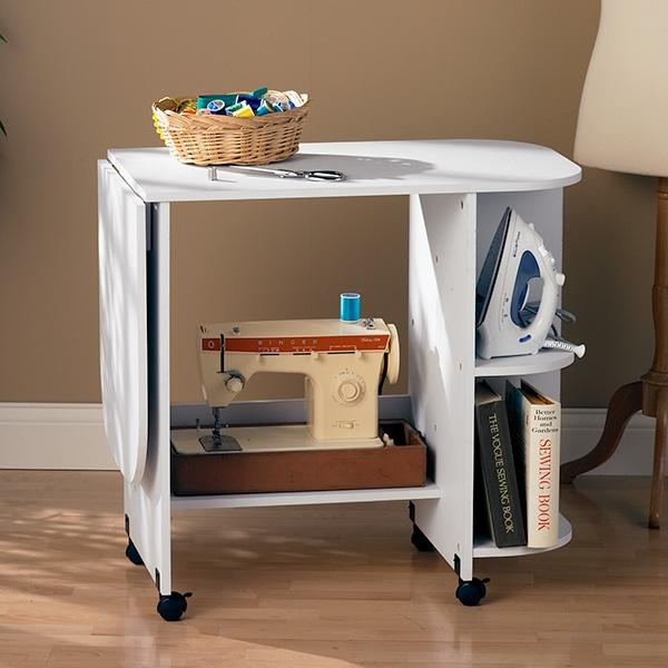 White Sewing Table