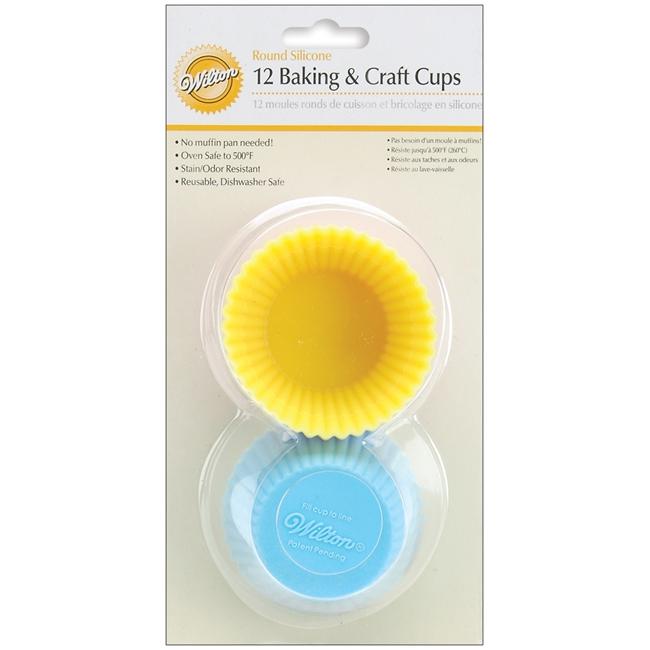 Wilton Silicone Baking Cups, 12 Count   Pastel