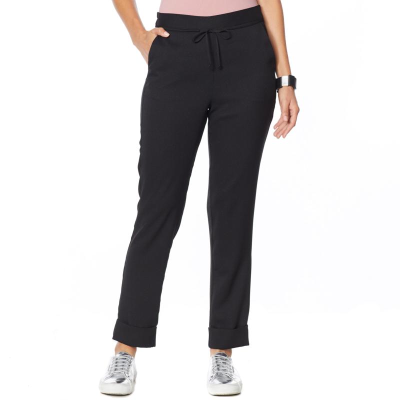 WynneLayers Pull-On Cuffed Ankle Pant