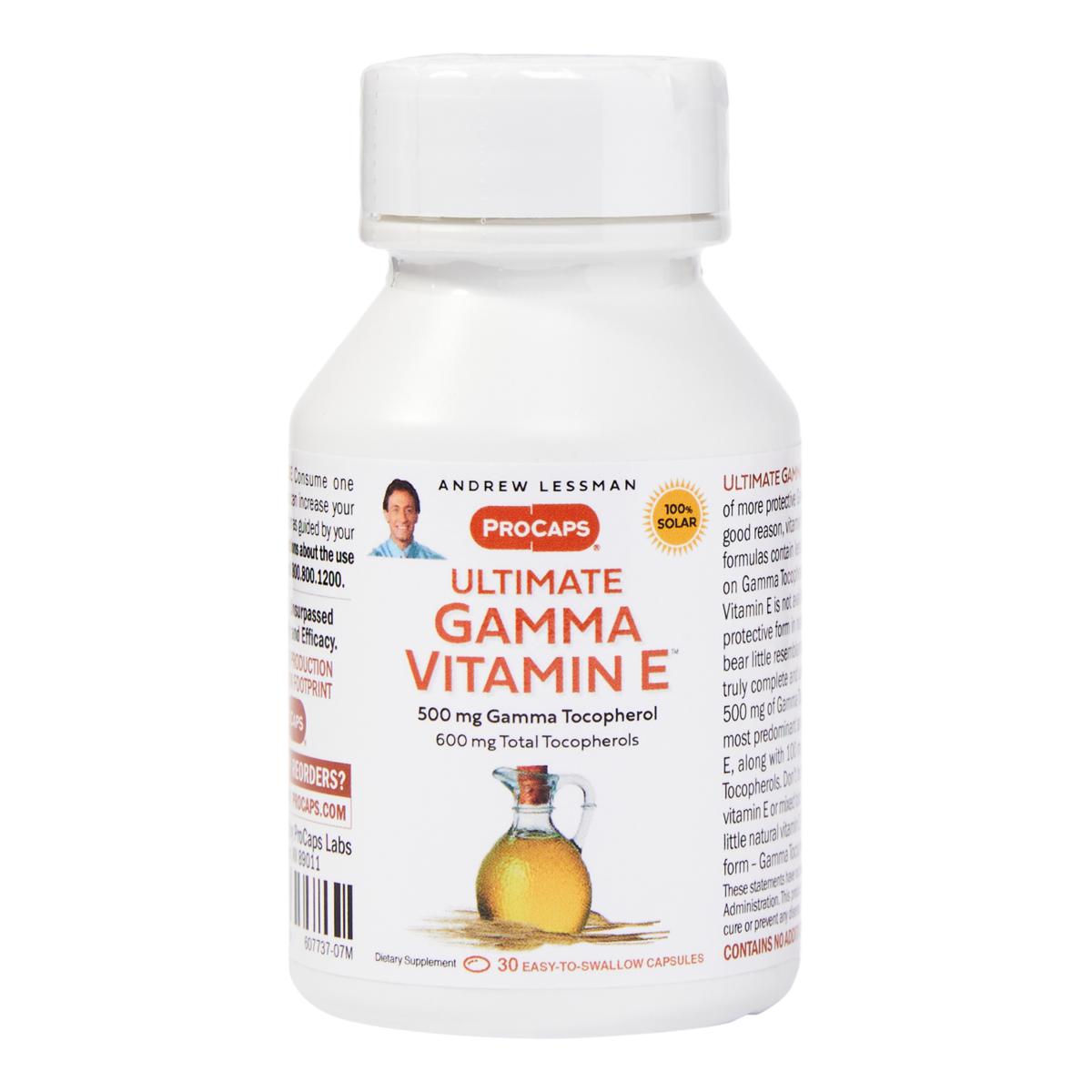 Ultimate Gamma Vitamin E 30 Capsules 6523620 HSN