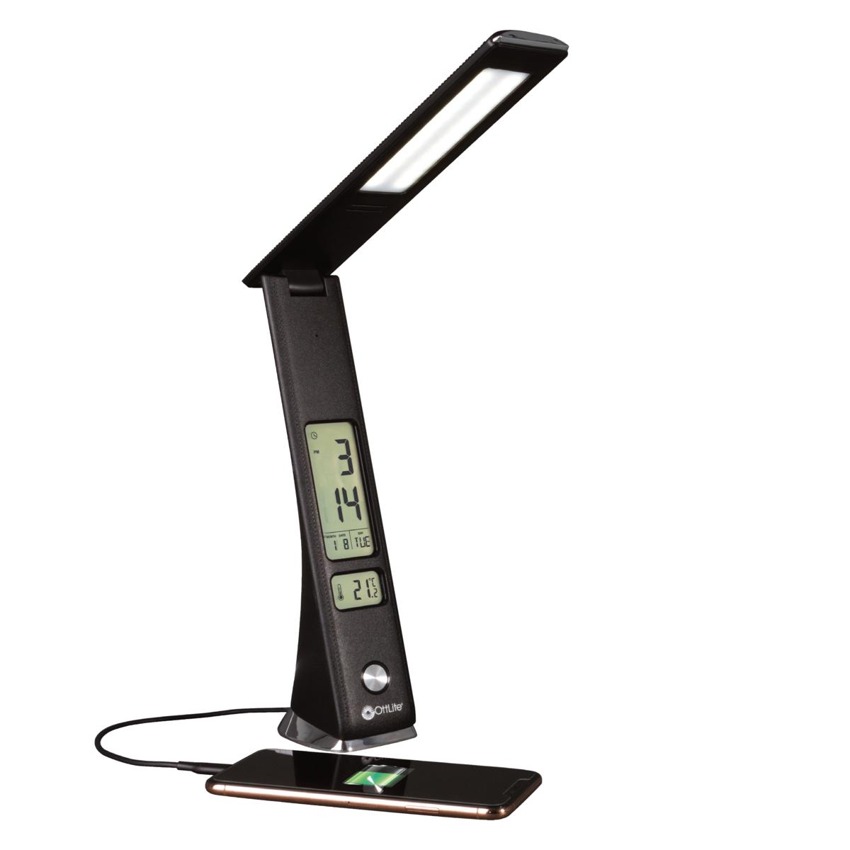 OttLite Rise LED Desk Lamp with Digital Display 20016430 HSN