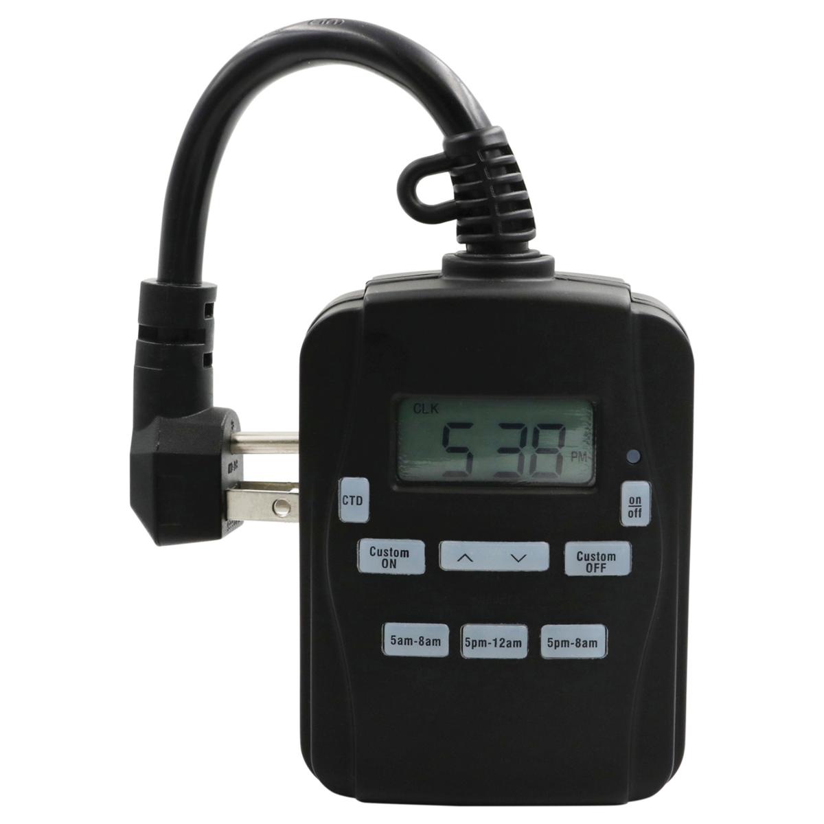 Prime EZSET 2Outlet 24Hour Digital Outdoor Timer 20093523 HSN