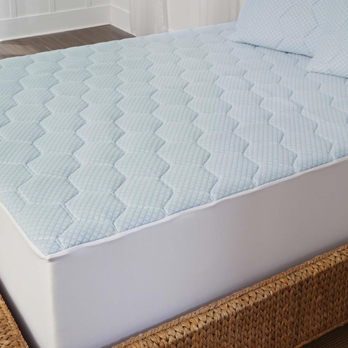 Arctic Sleep Cooling Gel Memory Foam Mattress Pad 10085003 HSN
