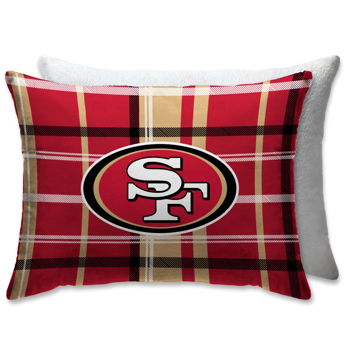 Officially Licensed NFL 20" x 26" Plush Bed Pillow 10085111 HSN