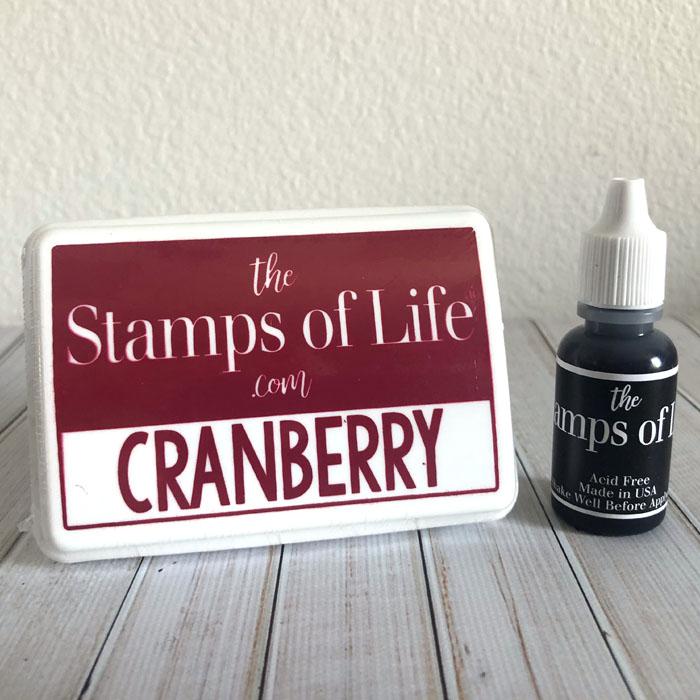 The Stamps of Life Ink Pad and Refill Cranberry 20170172 HSN