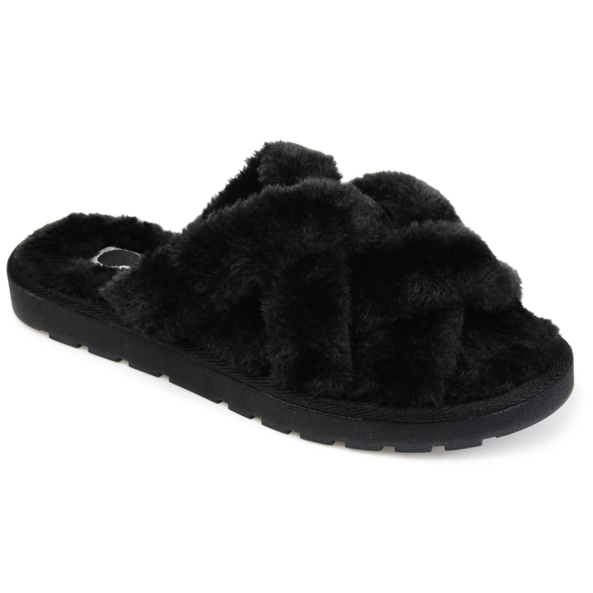 Journee Collection Women's Faux Fur Quiet Slipper - 20193377 | HSN