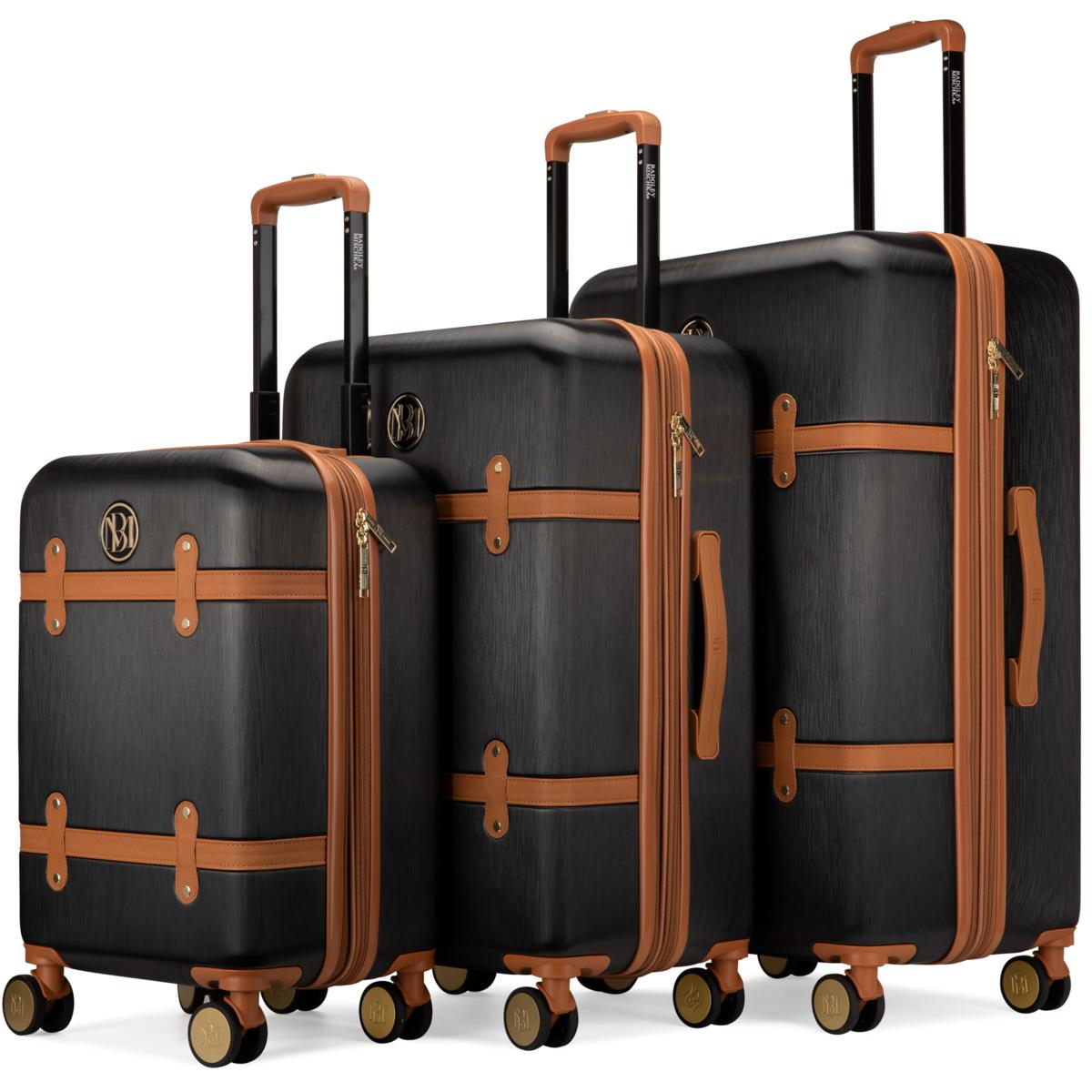 Badgley Mischka Grace 3Piece Expandable Retro Luggage Set 20307507 HSN