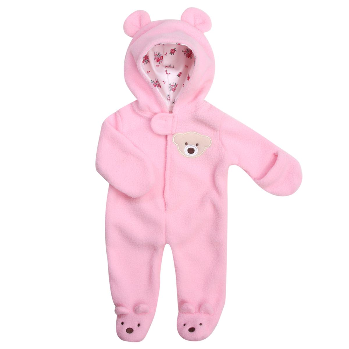 Sophia's by Teamson Kids Fleece Bear Hooded Snowsuit for 15'' Dolls ...