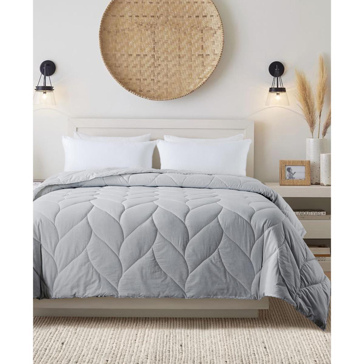 St James Home Waverly Down Alternative Comforter Full/Queen, Gray
