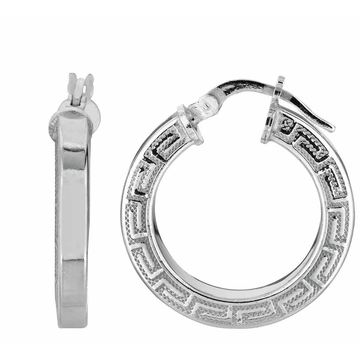 Sterling Silver Square Tube Hoop Earrings 20630638 HSN