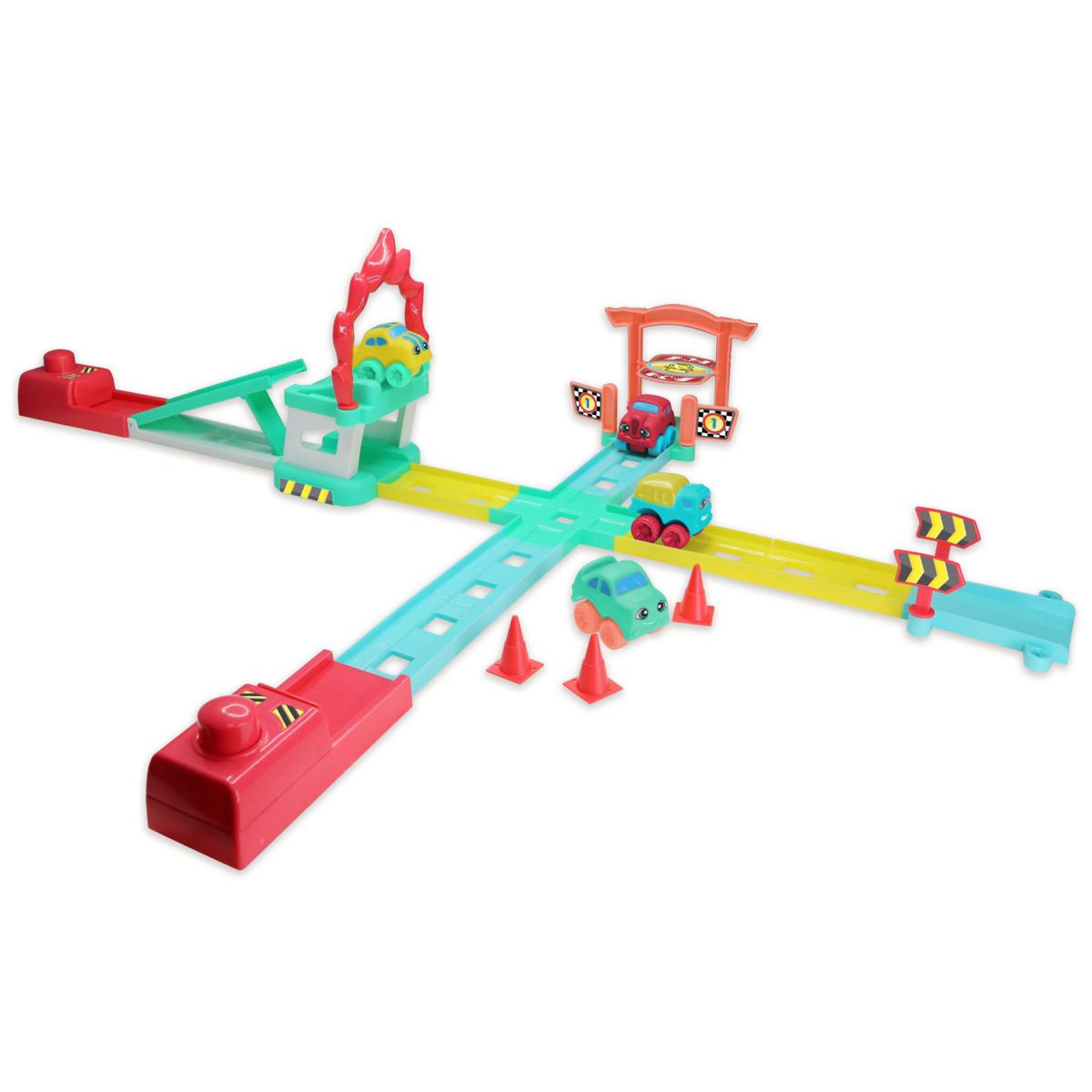 JC Toys Lots to Play Toys Jump and Go MultiCar Playset 20748120 HSN