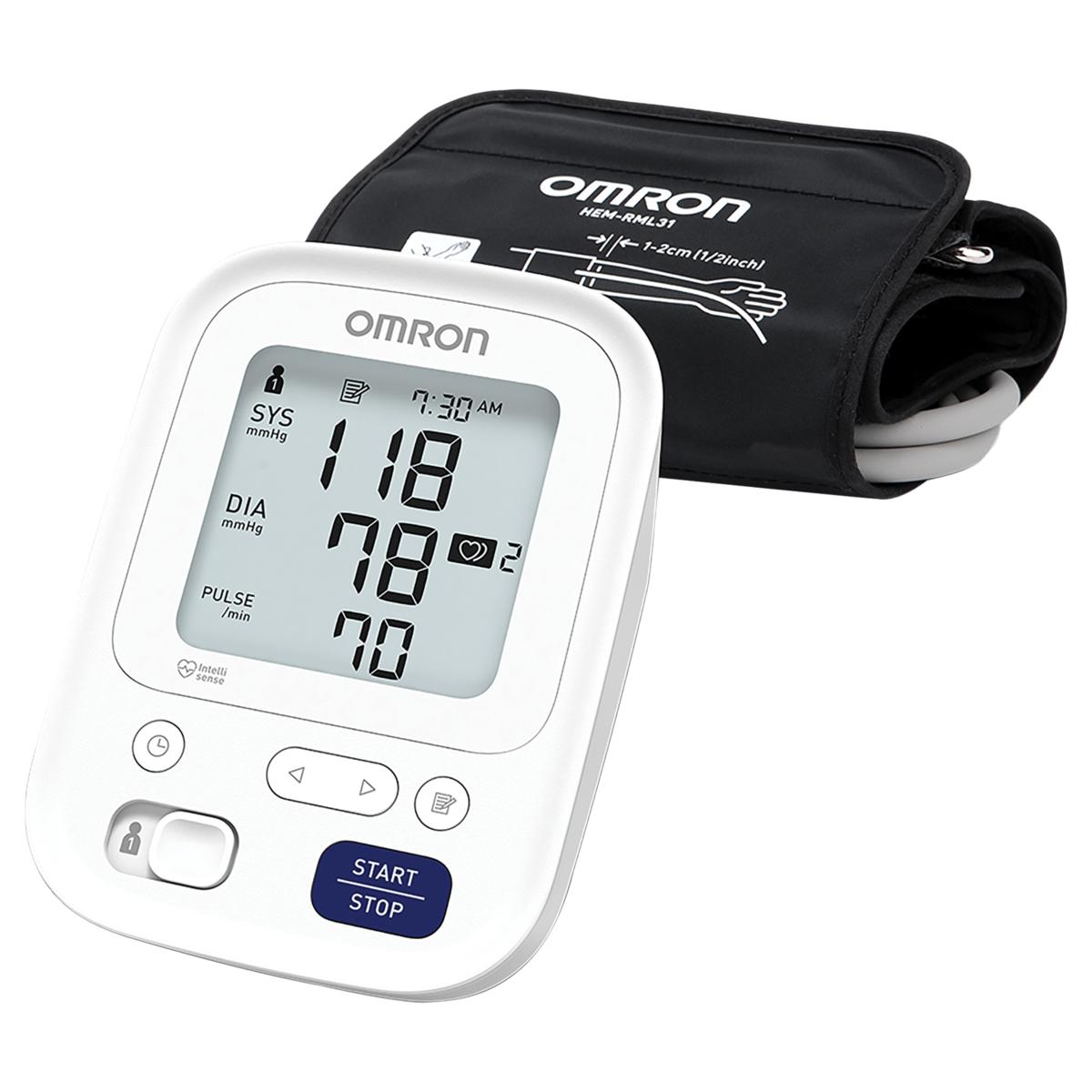 Omron 5 Series Digital Upper Arm Blood Pressure Monitor w/ D-Ring Cuff ...