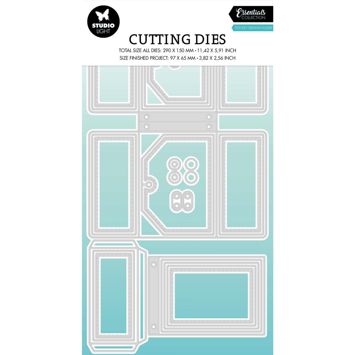 Studio Light SL Cutting Dies Pocket Creative Folder Essentials