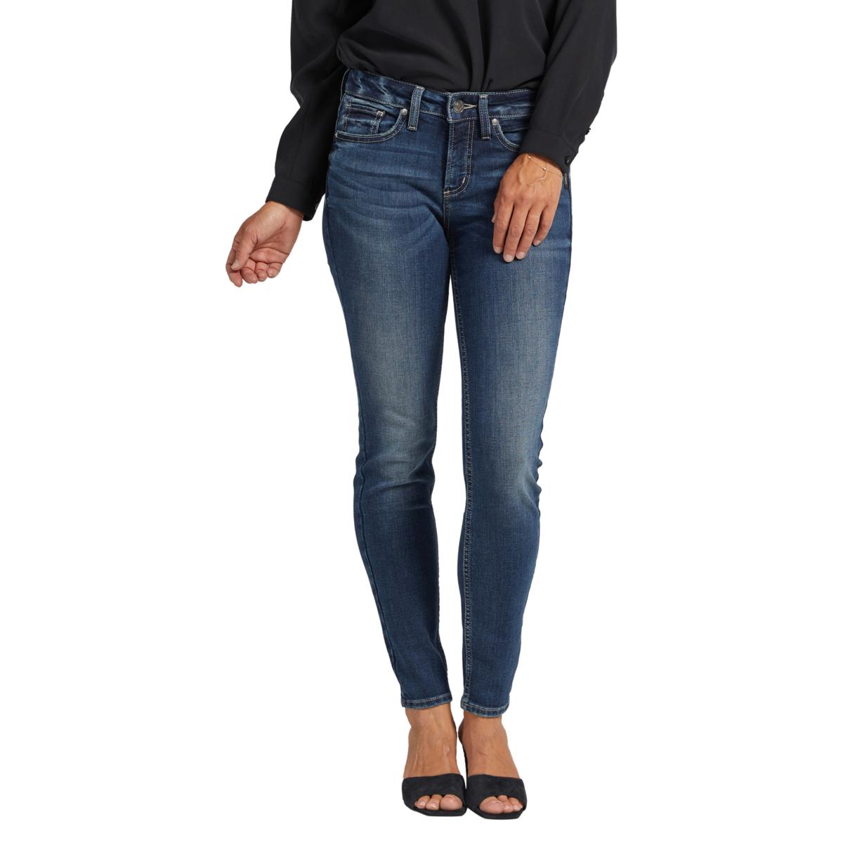 Silver Jeans Co. Suki Mid Rise Skinny Jeans 20873357 HSN