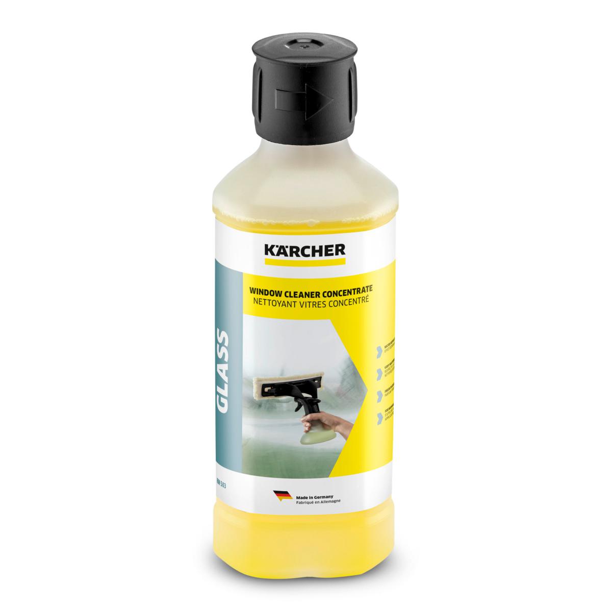 Karcher Window Cleaner Concentrate 16.9 oz for Streak Free surfaces