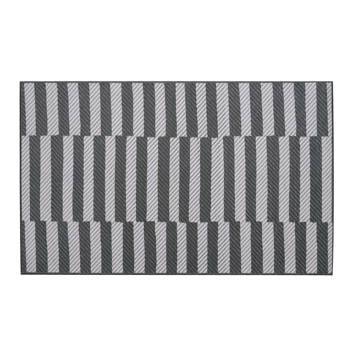 My Magic Carpet Tratti Offset Stripe Washable Rug 10089587 HSN