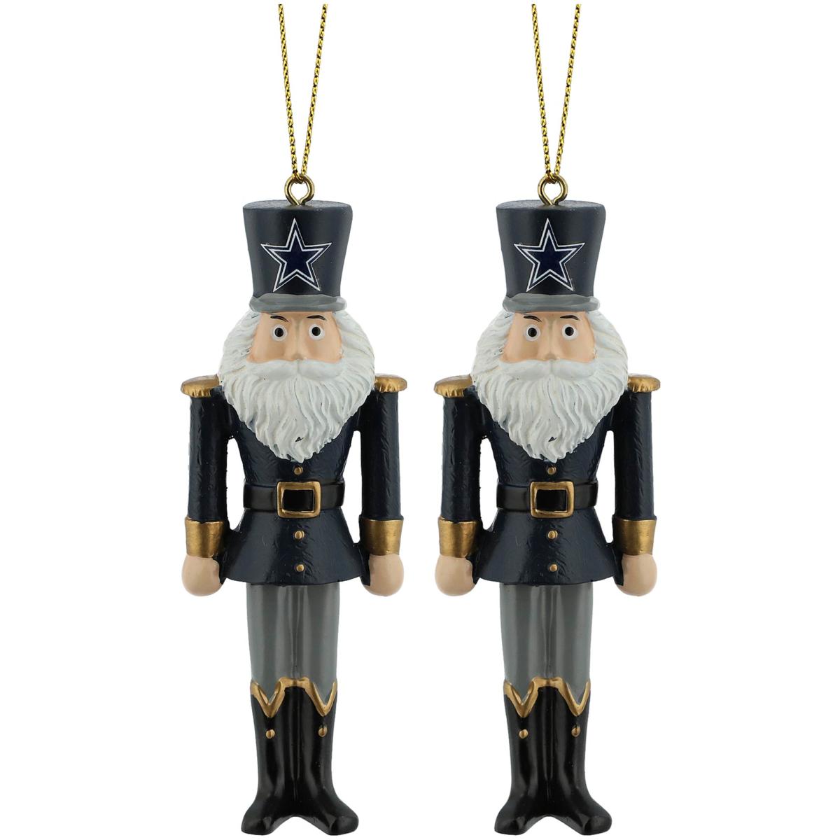 Dallas Cowboys 2Pack Santa Nutcracker Ornament Set 21570157 HSN