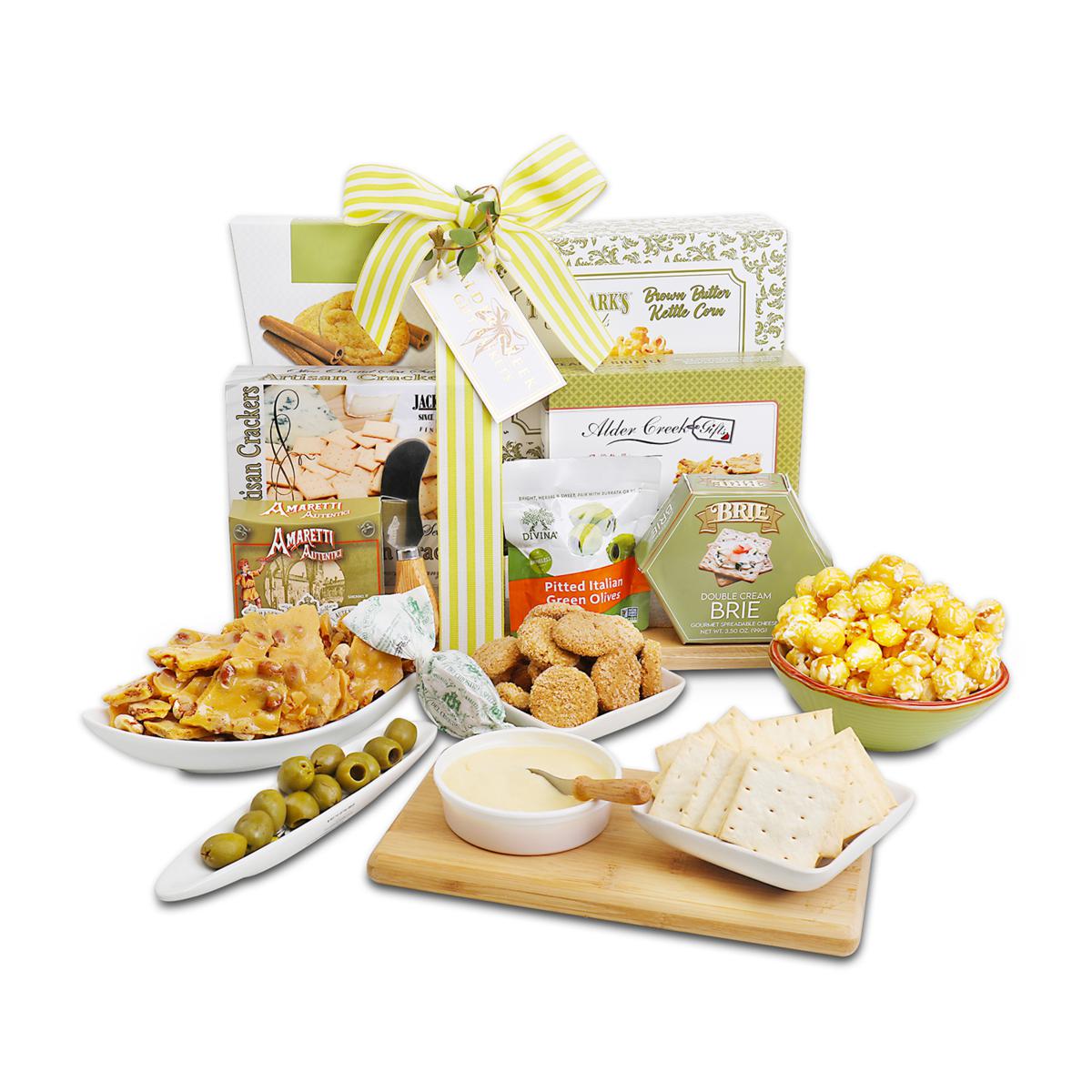 Alder Creek Gift Baskets Sage Savory Cutting Board Gift | HSN