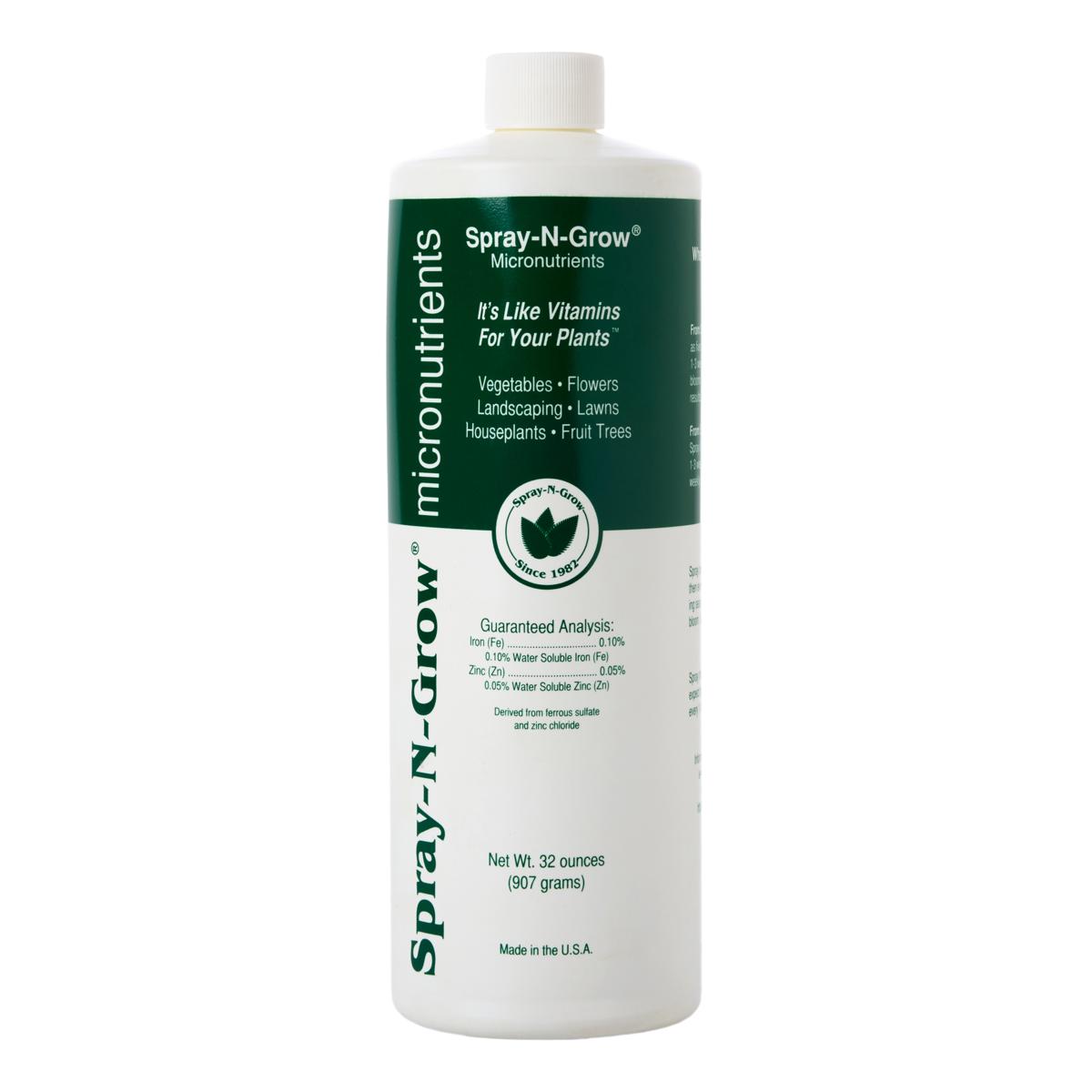 SprayNGrow 32 oz. Liquid Micronutrient Complex 7273124 HSN