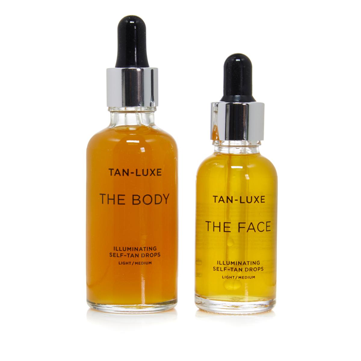 TanLuxe Face & Body Illuminating SelfTan Drops Light/Medium