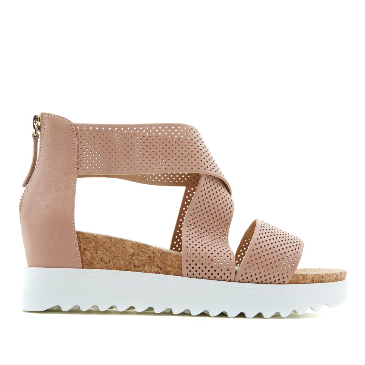 Steven Natural Comfort Kea Leather Platform Sandal - 1843969 | HSN