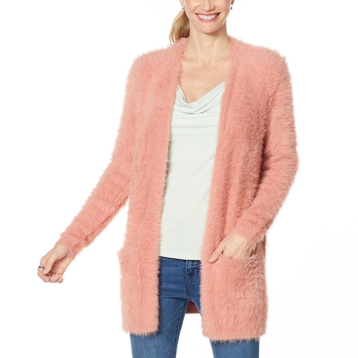 (HSN) Colleen Lopez Snuggle Knit Cozy Cardigan