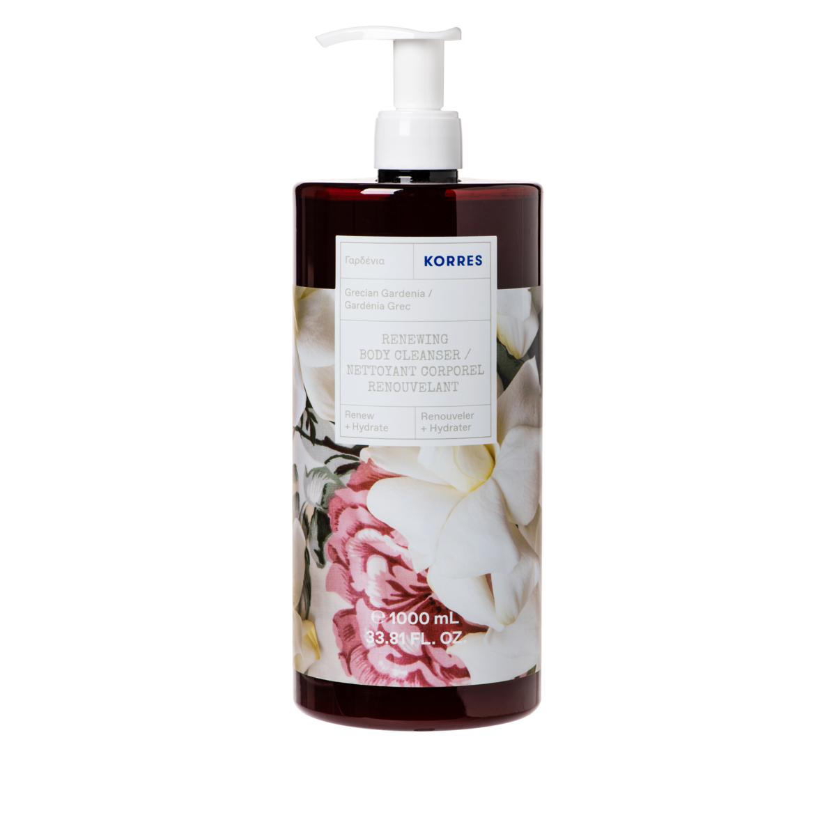Korres 1Liter Grecian Gardenia Renewing Body Cleanser 9472031 HSN