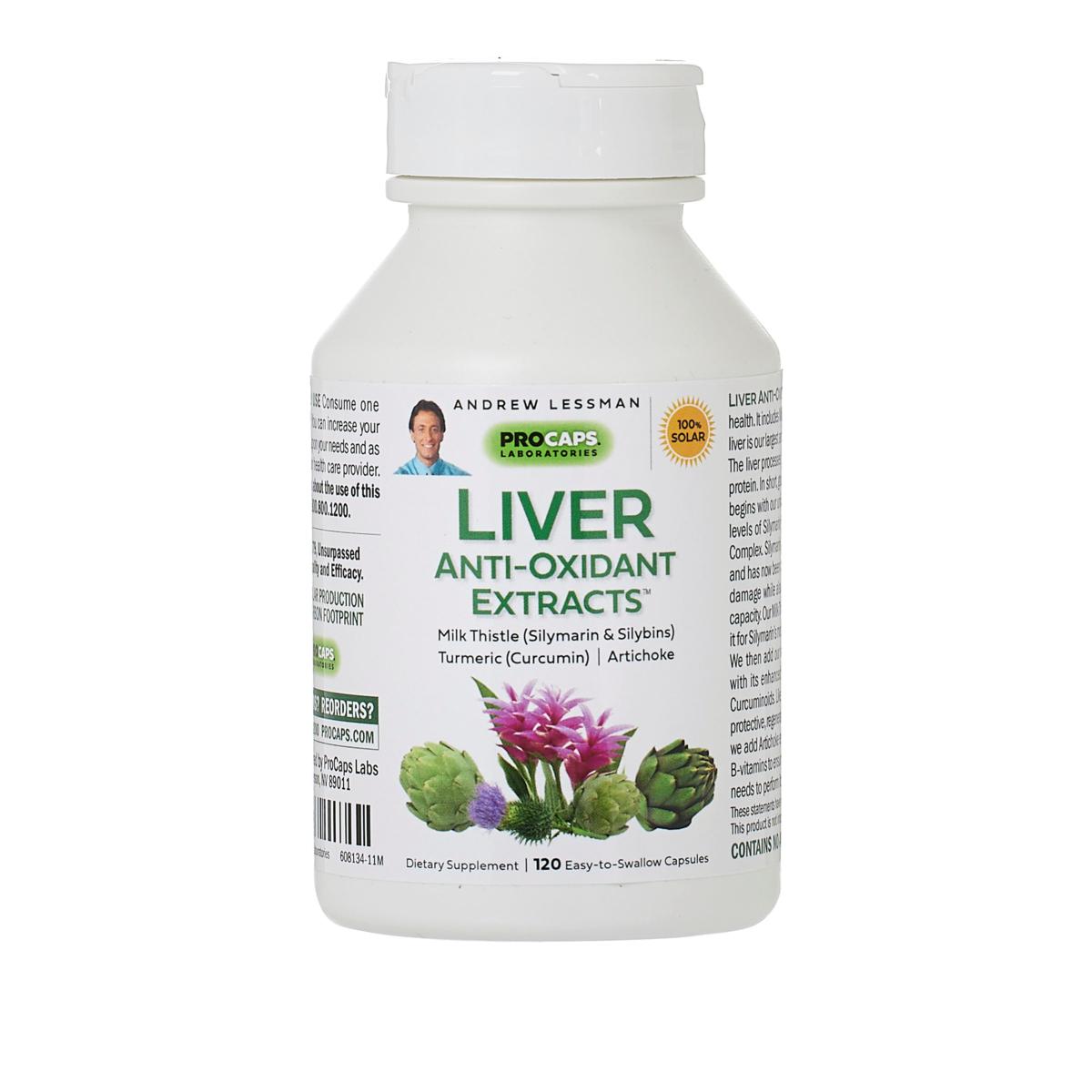 Liver AntiOxidant Extracts 120 Capsules 1429390 HSN