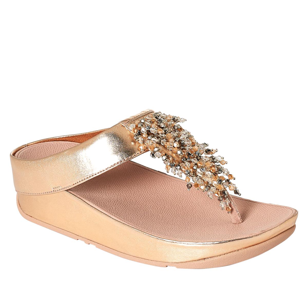 FitFlop Rumba Beaded Toe Post Sandal 9881754 HSN