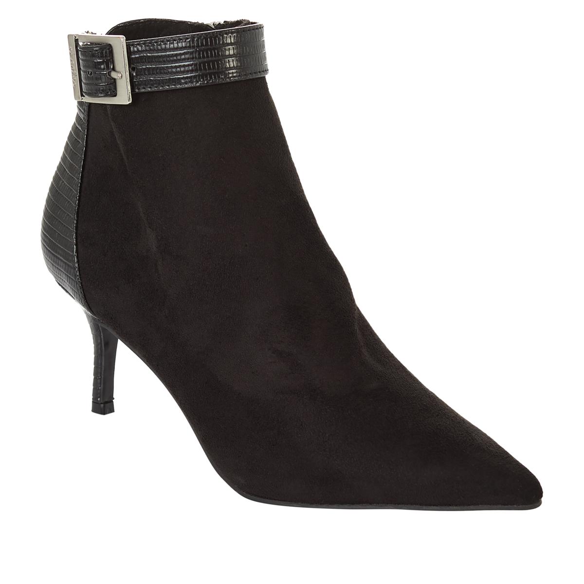 charles david portis suede ankle bootie