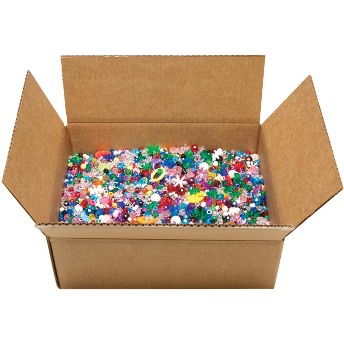 mixed-plastic-beads-5-lb-assorted-shapes-and-sizes-7701386-hsn