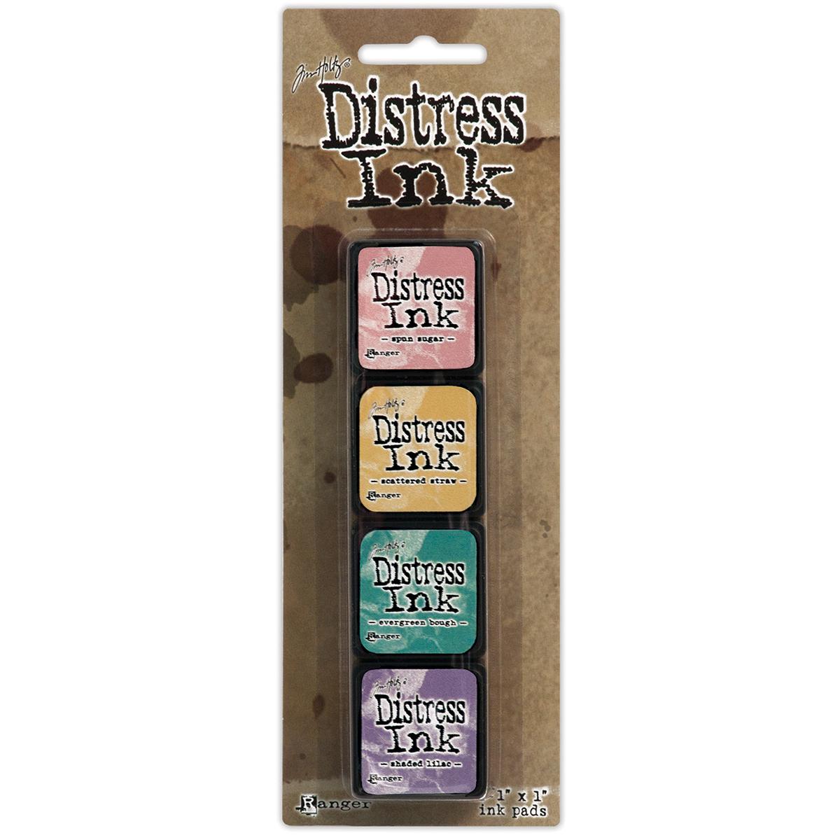 Tim Holtz Distress Mini Ink Pads 4/Pkg - Kit 4 | HSN