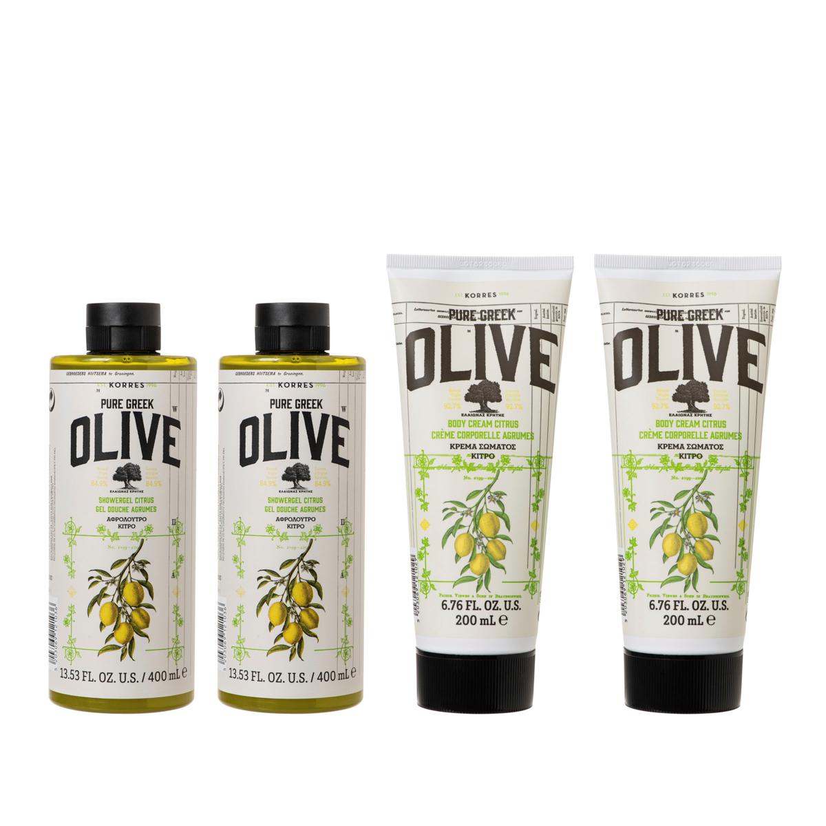 Korres 4piece Olive & Citrus Bath and Body Collection 20499031 HSN