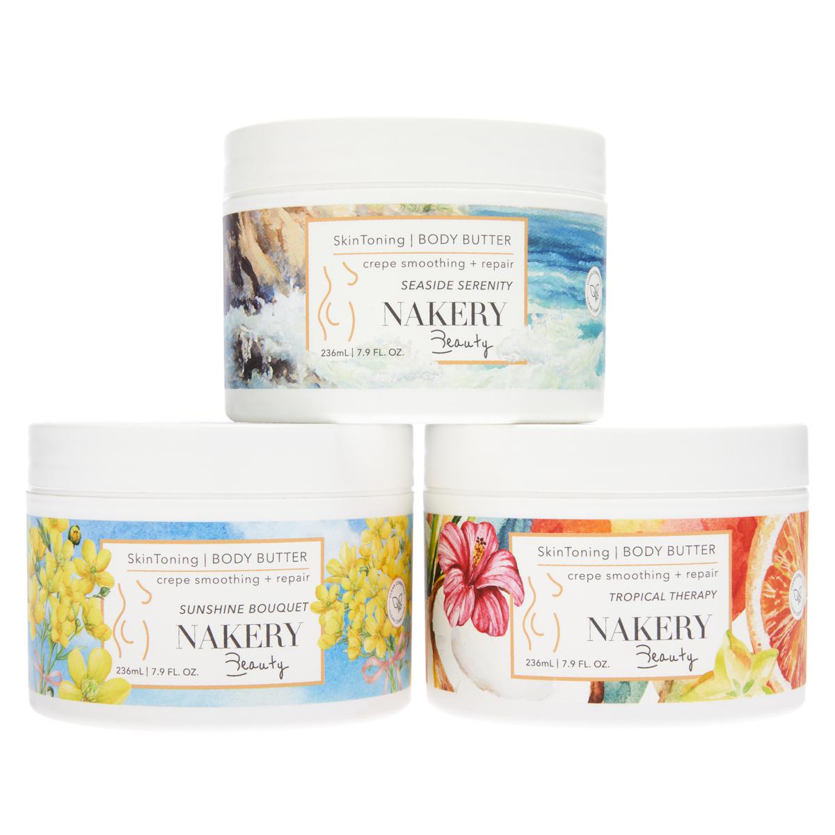 Nakery Beauty Smooth & Reset 3piece Body Butter Collection 10088986